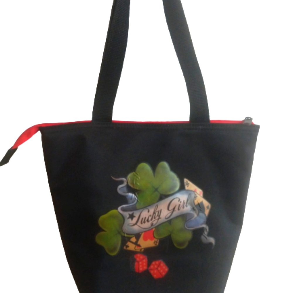 Lunch Tote Small Black Bags Insulated St. Patrick's